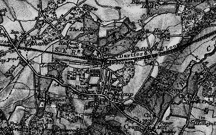 Old map of Sidcup in 1895