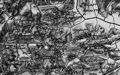 Old map of Sidley in 1895