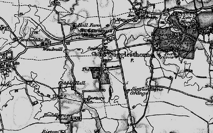 Old map of Sigglesthorne in 1897