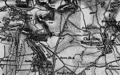 Old map of Sigwells in 1898