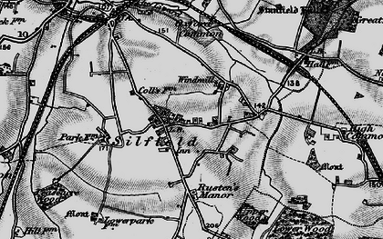 Old map of Silfield in 1898
