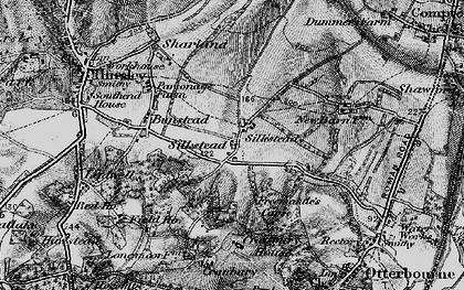 Old map of Silkstead in 1895