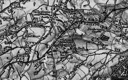 Old map of Silkstone Common in 1896