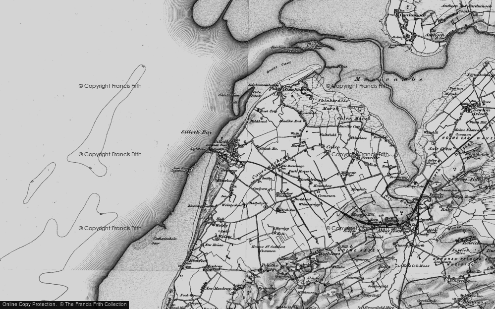 Old Map of Historic Map covering Causewayhead in 1897