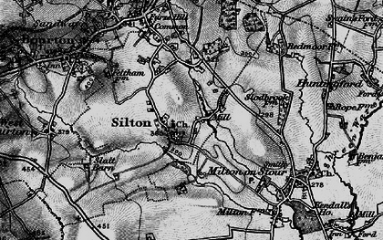 Old map of Silton in 1898