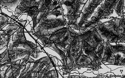 Old map of Bush Barn in 1895