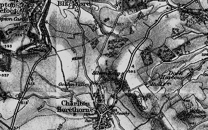 Old map of Silver Knap in 1898