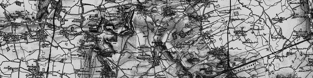 Old map of Silver Knap in 1898