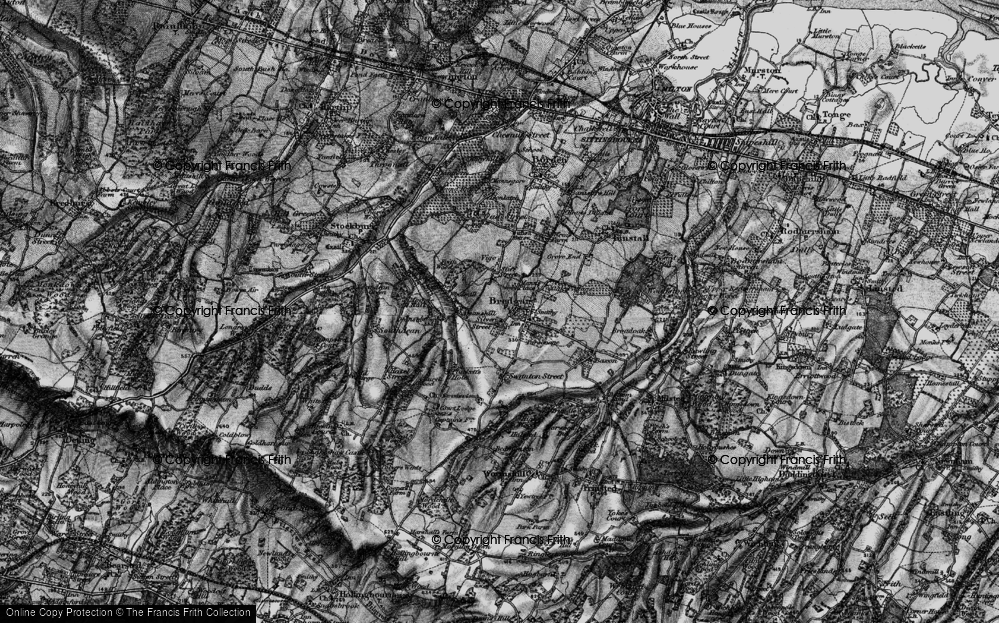 Old Map of Silver Street, 1895 in 1895
