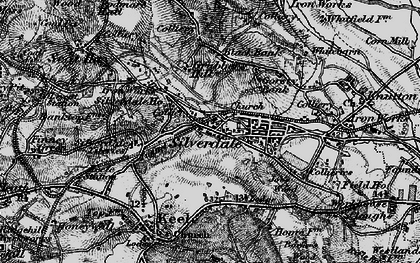 Old map of Black Bank in 1897