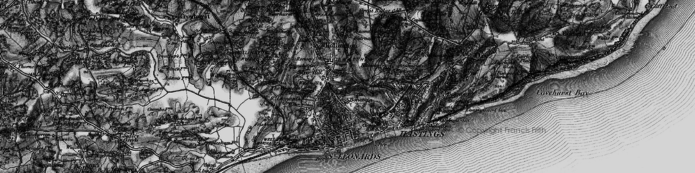 Old map of Silverhill in 1895