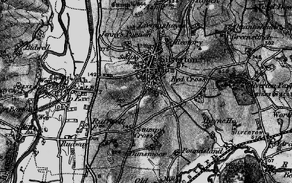 Old map of Silverton in 1898