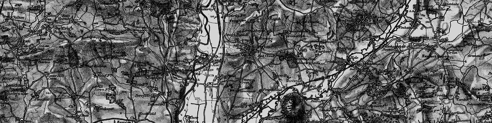 Old map of Silverton in 1898