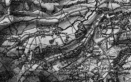 Old map of Batch Brook in 1899