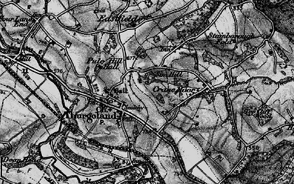 Old map of Sim Hill in 1896