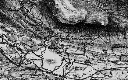 Old map of Simonstone in 1897