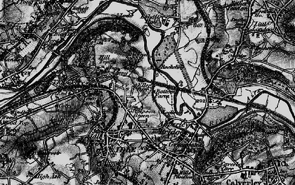 Old map of Simpson Green in 1898