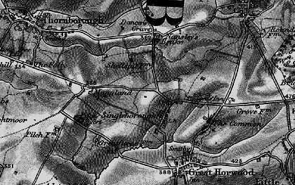 Old map of Singleborough in 1896