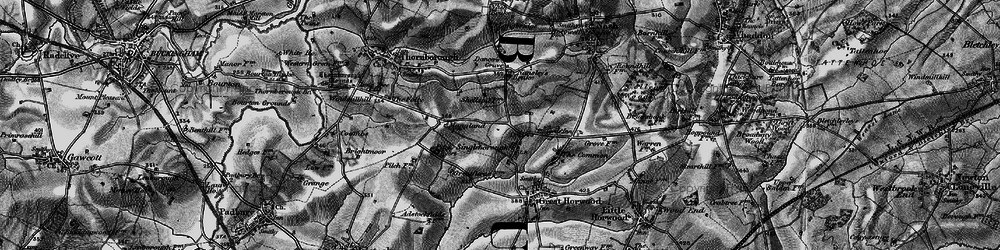 Old map of Singleborough in 1896