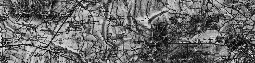 Old map of Singlewell in 1895