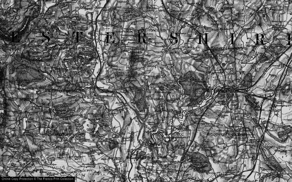 Old Map of Sinton, 1898 in 1898
