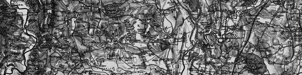 Old map of Sinton Green in 1898