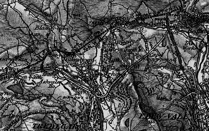 Old map of Bryn Serth in 1897