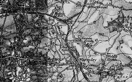 Old map of Siston Common in 1898