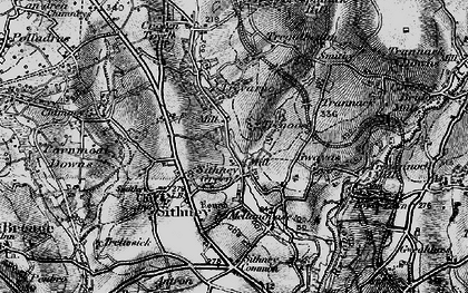 Old map of Sithney Green in 1895