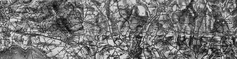 Old map of Sithney Green in 1895