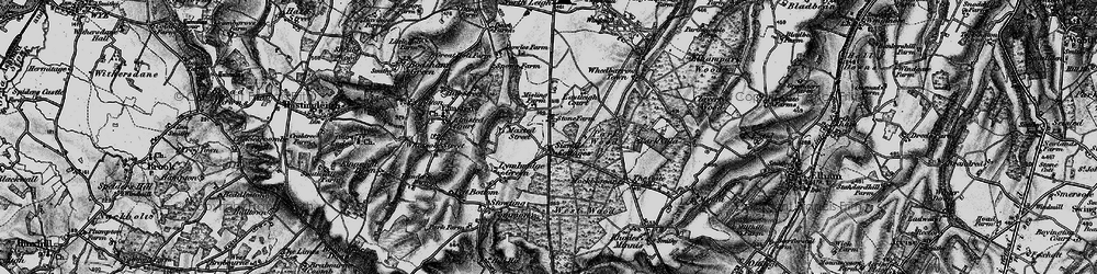 Old map of Sixmile in 1895