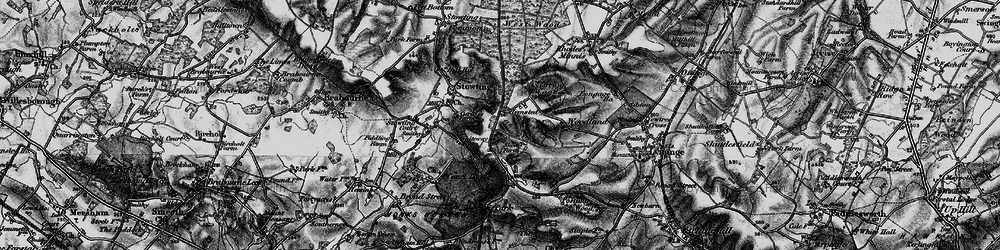 Old map of Skeete in 1895