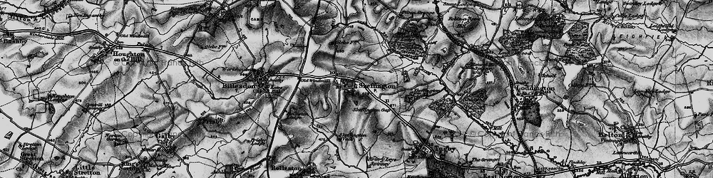 Old map of Skeffington in 1899