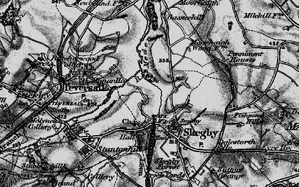 Old map of Skegby in 1896