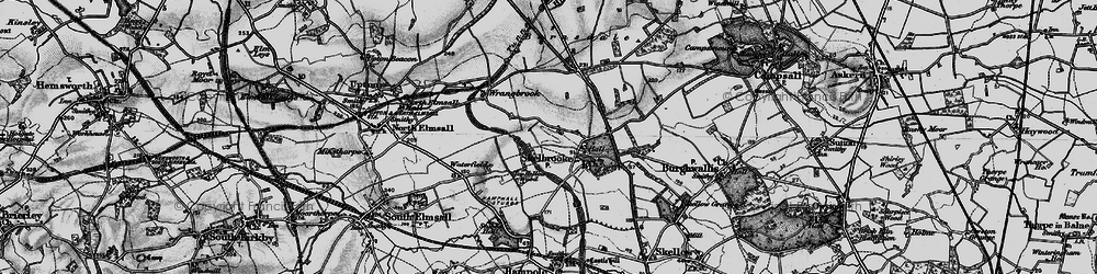 Old map of Barnsdale Bar in 1895