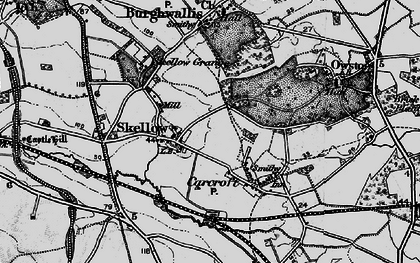 Old map of Skellow in 1895