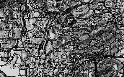 Old map of Skelsmergh Tarn in 1897