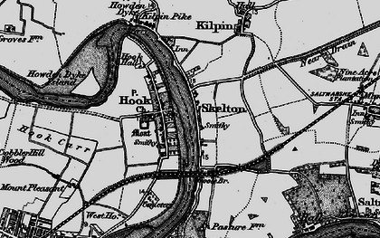 Old map of Skelton in 1895