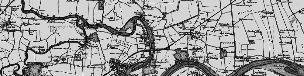Old map of Skelton in 1895