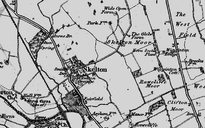 Old map of Skelton in 1898