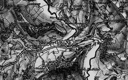 Old map of Skenfrith in 1896