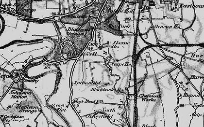 Old map of Skerne Park in 1897