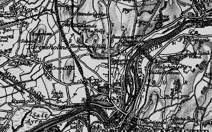 Old map of Skerton in 1898
