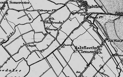 Old map of Skidbrooke in 1899