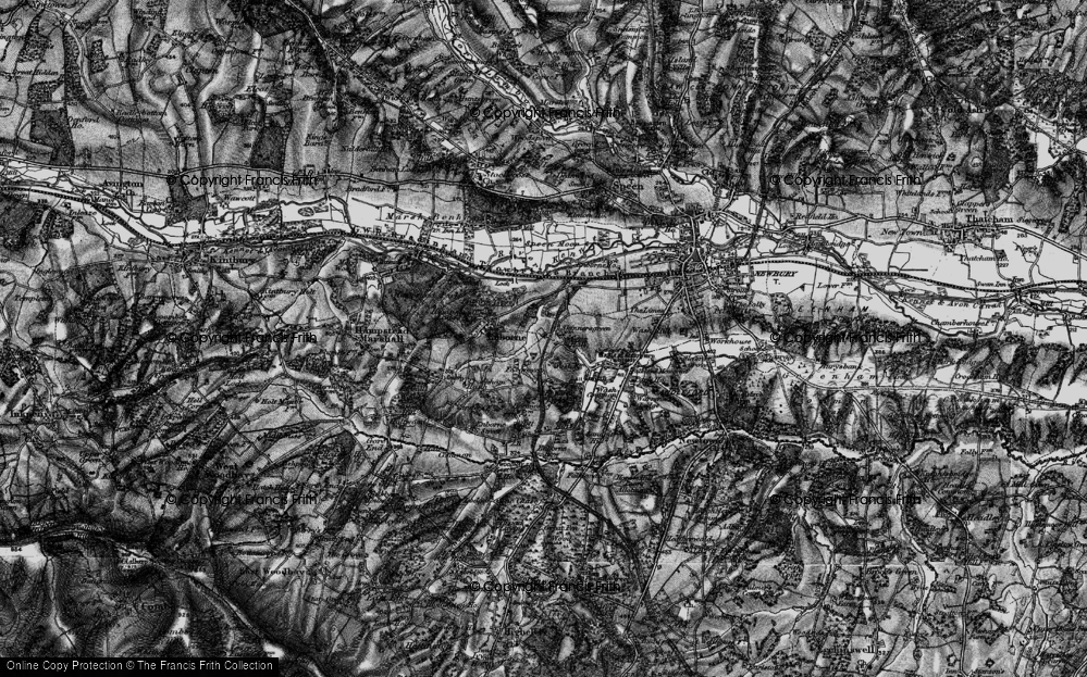 Old Map of Skinners Green, 1895 in 1895