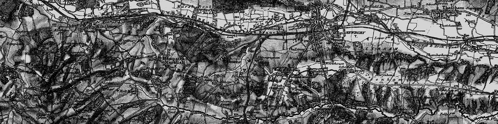 Old map of Skinners Green in 1895