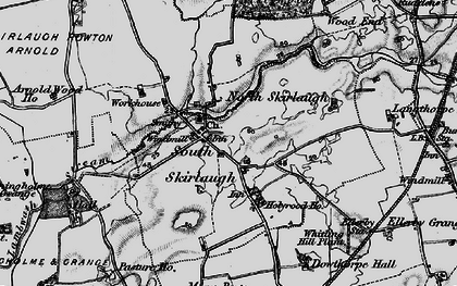 Old map of Benningholme Hall in 1897