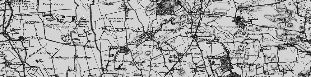 Old map of Skirlaugh in 1897
