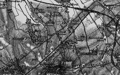 Old map of Skittle Green in 1895