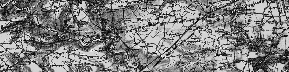 Old map of Skye Green in 1896